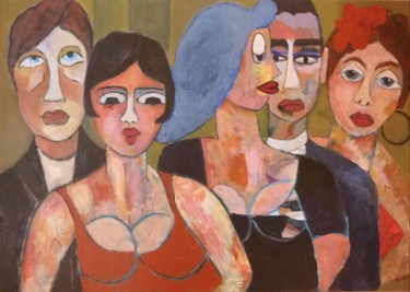 Peinture intitulée "LA BARAKA" par Martine Flory, Œuvre d'art originale