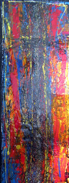 Peinture intitulée "Passion interdite" par Marcelle Hamelin, Œuvre d'art originale, Autre