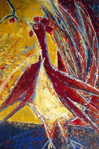 Peinture intitulée "006-2-001.jpg" par Marcelle Hamelin, Œuvre d'art originale, Autre