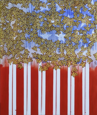 Peinture intitulée "Pyrite ou l'or des…" par Pascal Buffard, Œuvre d'art originale