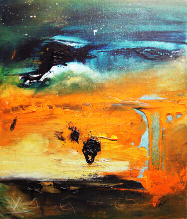 Peinture intitulée "Syncrétisme" par Pascal Thomas, Œuvre d'art originale, Acrylique