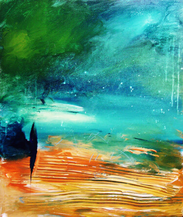 Peinture intitulée "Regrets" par Pascal Thomas, Œuvre d'art originale, Acrylique