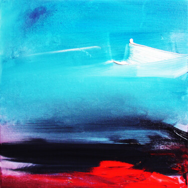 Peinture intitulée "Espoir lumineux" par Pascal Thomas, Œuvre d'art originale, Acrylique