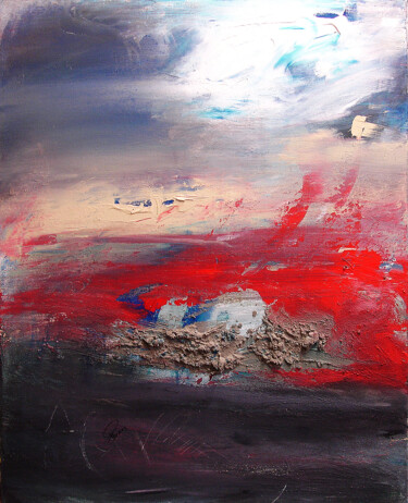 Peinture intitulée "Colère" par Pascal Thomas, Œuvre d'art originale, Acrylique