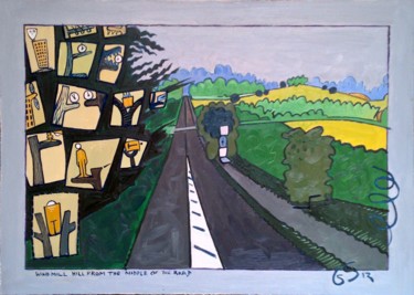 Windmill Hill From The Middle Of The Road