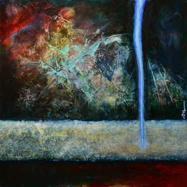 Peinture intitulée "Warlock" par Jean-Luc Lacroix (JL LACROIX), Œuvre d'art originale, Acrylique