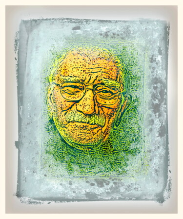 Digital Arts με τίτλο "Джигарханян 11" από Дима Dima Вильмс Wilms (Рок-Живописец Rock-Painter), Αυθεντικά έργα τέχνης, 2D ψη…