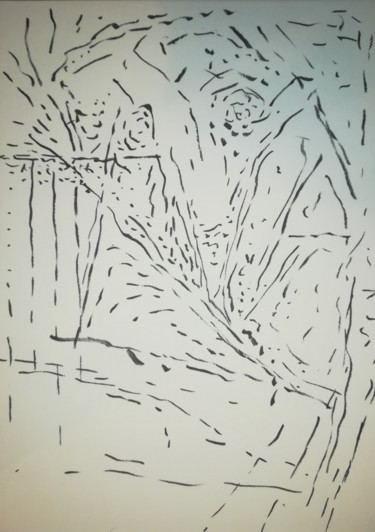 Painting titled "Something is coming" by Pertti Matikainen, Original Artwork