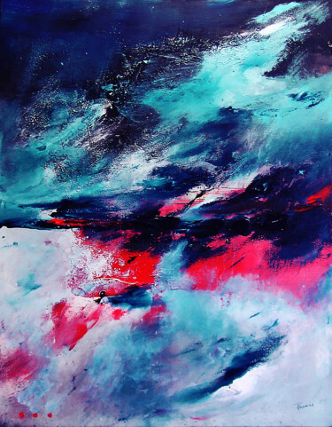 Peinture intitulée "Antagonisme" par Pascal Thomas, Œuvre d'art originale, Acrylique