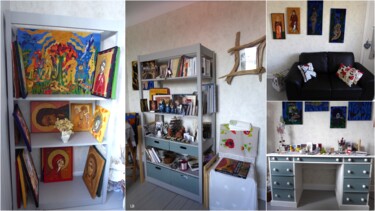 Photographie intitulée "Mon atelier, l'espa…" par Laure Barlet, Œuvre d'art originale