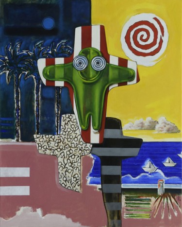 Peinture intitulée "Week End" par Pascal Buffard, Œuvre d'art originale