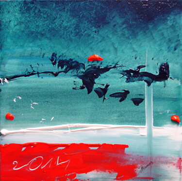 Peinture intitulée "An-2014" par Pascal Thomas, Œuvre d'art originale, Acrylique