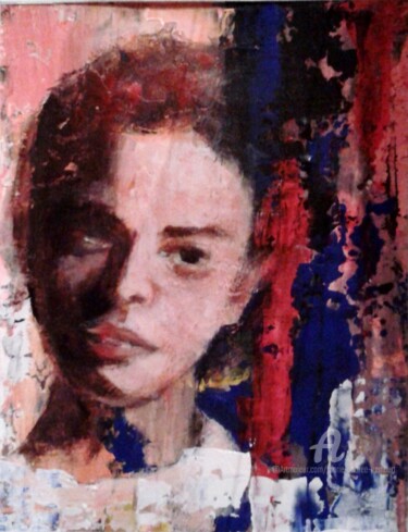 Peinture intitulée "Jane" par Marie Andrée Hembert, Œuvre d'art originale, Acrylique