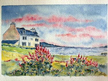제목이 "Paysage breton"인 미술작품 Martine Salmon로, 원작, 기름