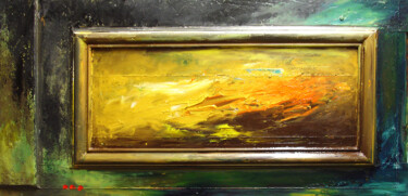 Soleil levant ! Peinture intitulée "Soleil levant !" par Pascal Thomas, Œuvre d'art originale, Acrylique