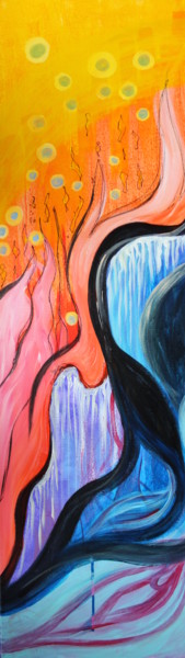 Malerei mit dem Titel "Dream 2" von Julianna Dávid, Original-Kunstwerk, Acryl