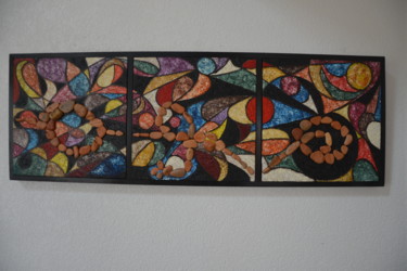 Peinture intitulée "Chemin de lumière" par Charlie Vergeot, Œuvre d'art originale, Huile