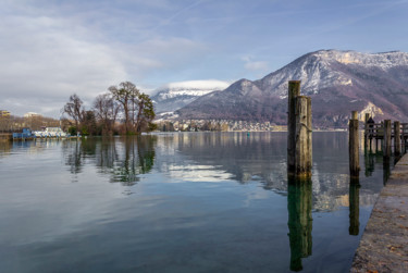 Lac d'Annecy, France Photographie intitulée "Lac d'Annecy, France" par Catherine Toiron, Œuvre d'art originale