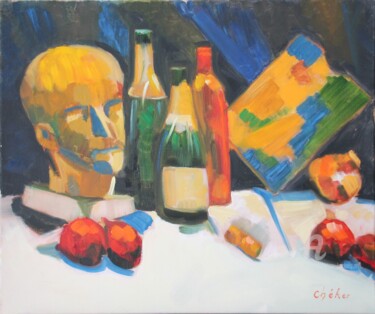 Peinture intitulée "Inspiration Fauvisme" par Chéker, Œuvre d'art originale, Huile Monté sur Châssis en bois