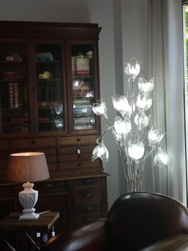 LAMPADAIRE BLANC