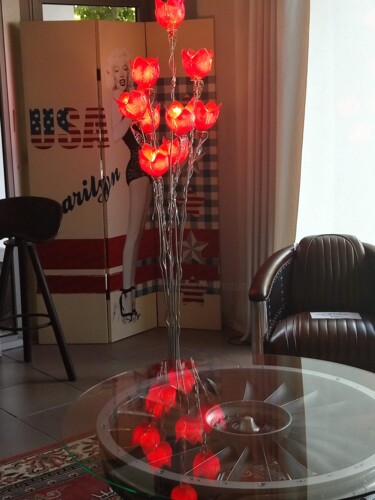 LAMPADAIRE ROUGE