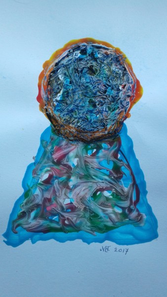 Schilderij getiteld "20180618-192848.jpg" door Marianne Huizinga, Origineel Kunstwerk