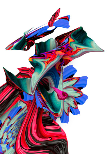 digital sculpture №176 Цифровое искусство под названием "digital sculpture №…" - Oxana Kolyagina, Подлинное произведение искусства, Цифровая живопи…