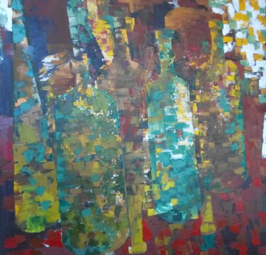 Peinture intitulée ""Cold morning"" par Leonid Shatsylo (Leo Adam), Œuvre d'art originale, Huile