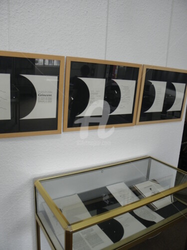 Gravures & estampes intitulée "Le Vent (poème de E…" par Serge Chamchinov, Œuvre d'art originale, Linogravures