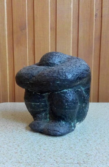 Skulptur mit dem Titel ""So, what is next..…" von Leonid Shatsylo (Leo Adam), Original-Kunstwerk, Metalle