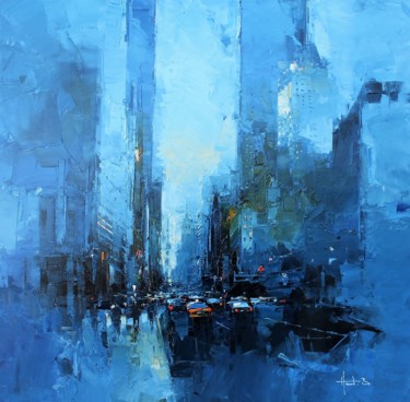 Peinture intitulée "N.Y" par Benoit Havard, Œuvre d'art originale