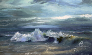 Before the storm Malerei mit dem Titel "Before the storm" von Sergey Lutsenko, Original-Kunstwerk, Öl