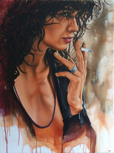 Come Clean Schilderij getiteld "Come Clean" door Inge Coolen, Origineel Kunstwerk, Olie