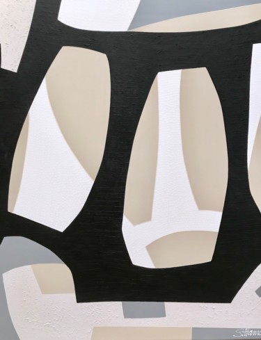 제목이 "Structures"인 미술작품 Sylvie Hamou로, 원작, 아크릴