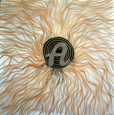 Painting titled "Primal Beginnings" by Sio Montera, Original Artwork