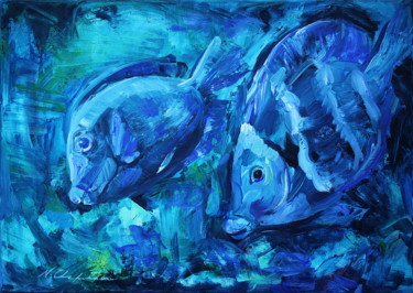 Blue fisches