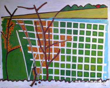 Landscape Viewed Through A String Vest