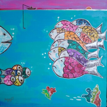 Peinture intitulée "La vie." par Marc Felix, Œuvre d'art originale, Acrylique