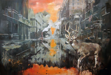 Painting titled "Two hundred years l…" by Janusz Orzechowski, Original Artwork, Oil