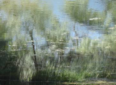 IMPRESSIONISM I: "Water World" - Ltd. Ed. 1/12 - Med Canvas Photography titled "IMPRESSIONISM I: "W…" by Curtis H. Jones, Original Artwork, Digital Photography Mounted on Wood Stretche…