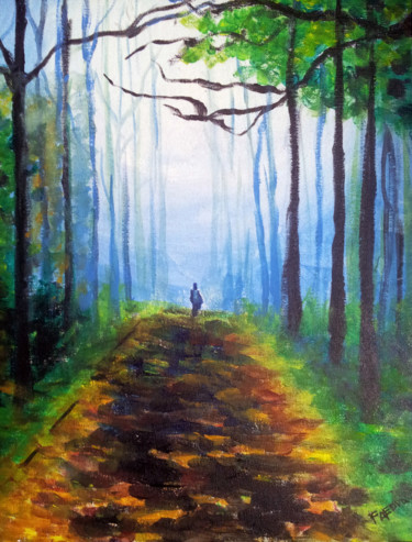 Pintura titulada "Perdido" por Jose Faedda, Obra de arte original, Acrílico