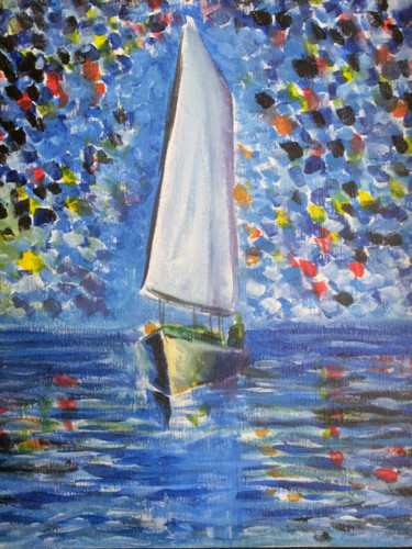 Pintura titulada "Velero" por Jose Faedda, Obra de arte original, Acrílico
