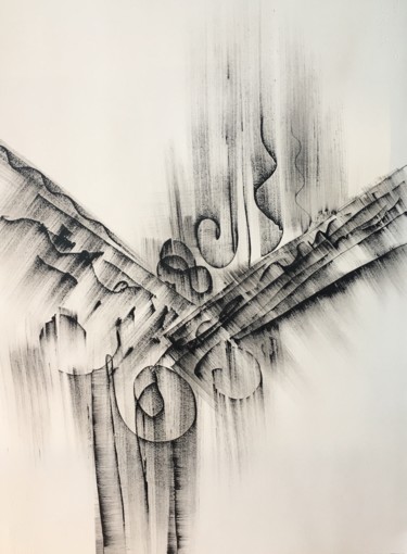 图画 标题为“Black and White Abs…” 由Khrystyna Kozyuk, 原创艺术品