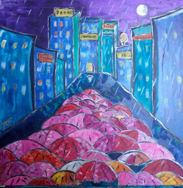 Peinture intitulée "La Vie en rose." par Marc Felix, Œuvre d'art originale, Acrylique