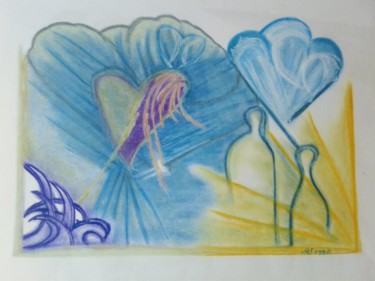 Schilderij getiteld "20180705-192633.jpg" door Marianne Huizinga, Origineel Kunstwerk