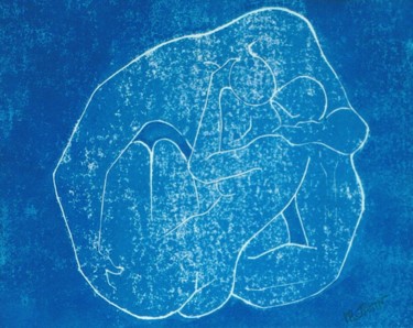 印花与版画 标题为“Le baiser VI” 由Philippe Jamin, 原创艺术品, Linocuts