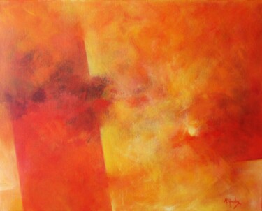 Peinture intitulée "série  " Dans une a…" par Michèle Radix, Œuvre d'art originale, Acrylique