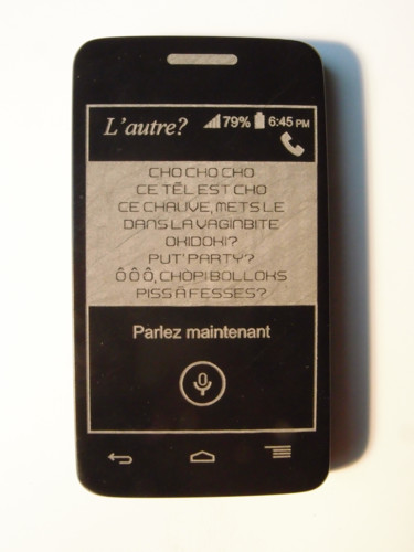 Sculpture intitulée "Cho, cho, cho, ce t…" par Xavier Malbreil, Œuvre d'art originale, Pierre