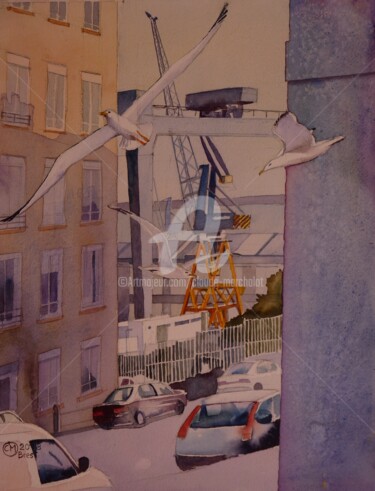 Brest, Le portique vu de la rue Georges Leygues