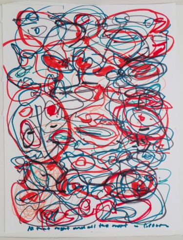 Drawing titled "s/p number 6" by Peter Ceccon, Original Artwork, Ballpoint pen